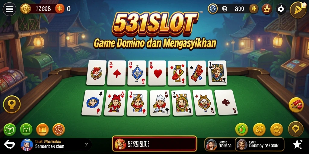 Tampilan menarik gameplay 531SLOT dengan Domino.