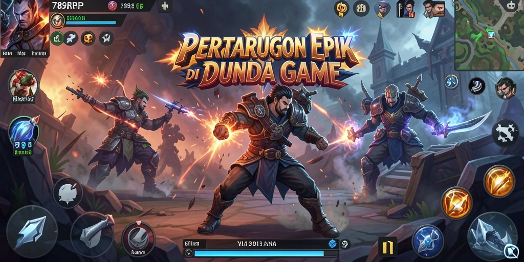 Tangkapan layar dari gameplay <strong>789RP</strong> menunjukkan aksi pertempuran yang seru.