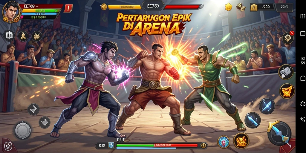 Tampilan gameplay EE789 yang menegangkan dan penuh aksi.