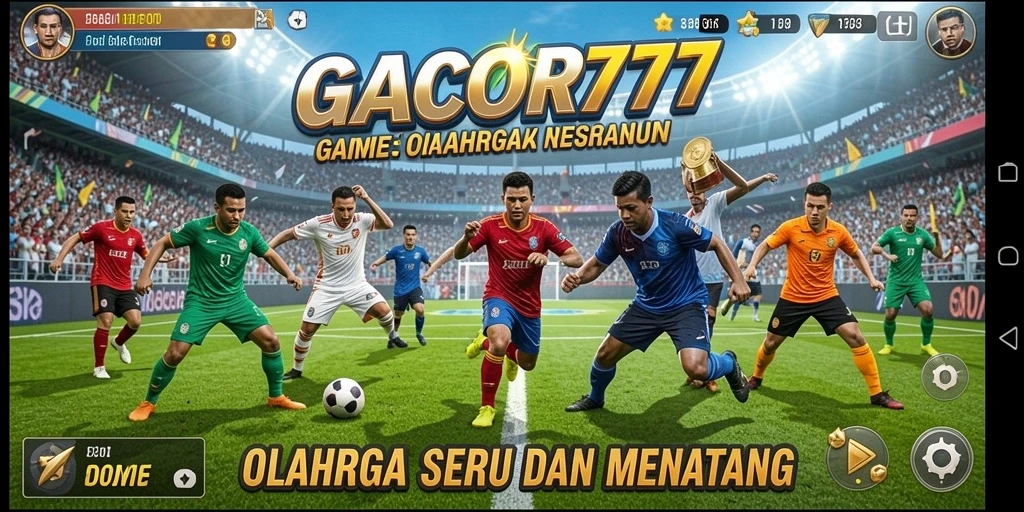 Tampilan gameplay menarik dari GACOR777 saat pemain bertanding.