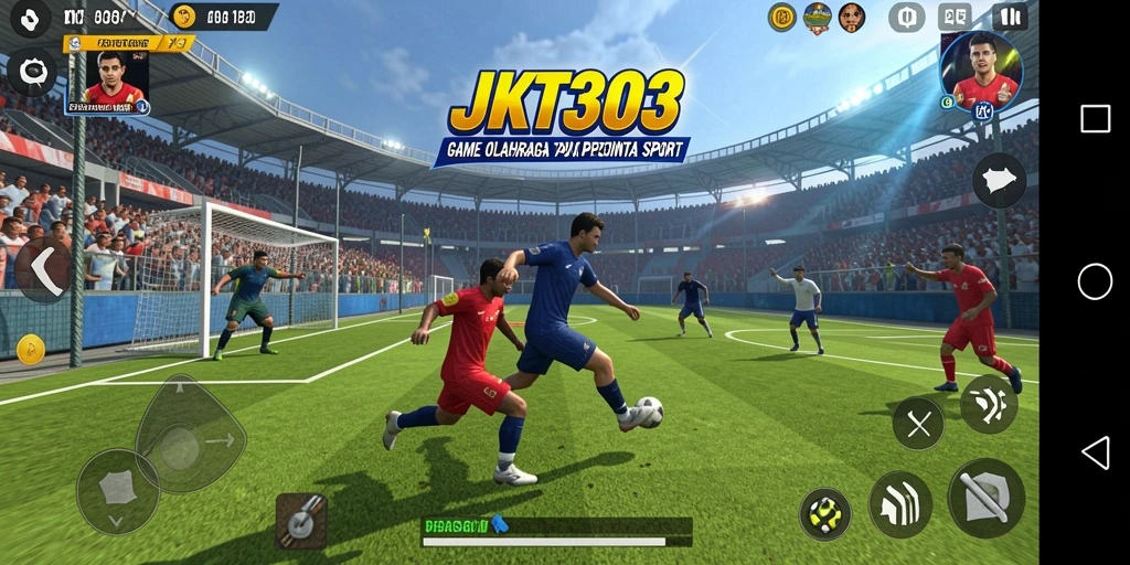 Gameplay seru di JKT303 dengan aksi olahraga yang mendebarkan.