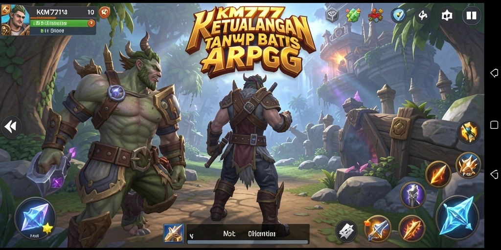 Tampilkan screenshot dinamis dari gameplay ARPG KM777.