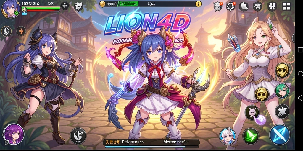 Gameplay menakjubkan dalam dunia Anime yang penuh petualangan.