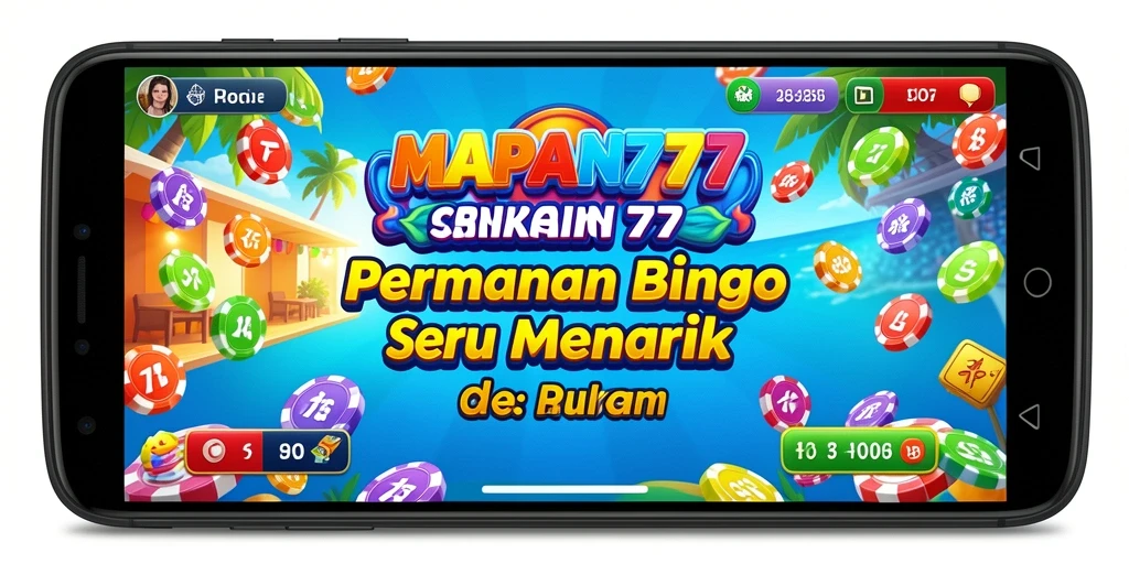 Tampilan gameplay menarik dari aplikasi Bingo MAPAN777.
