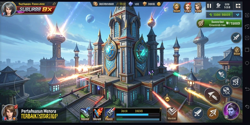 Gameplay seru SUBUR88 dalam Tower Defense yang menantang.