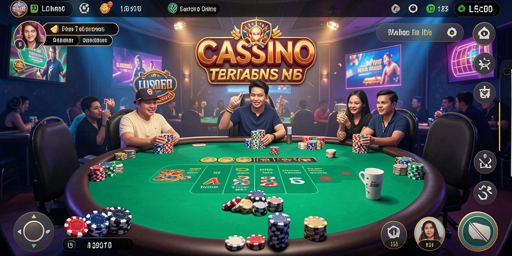Tampilan gameplay Live Casino yang menegangkan dan interaktif.
